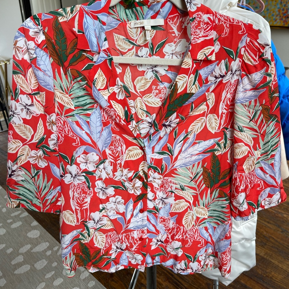 Maje silky top